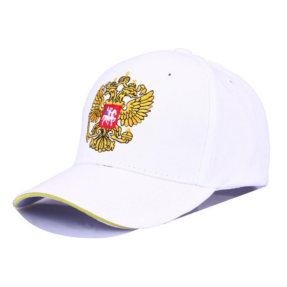Fashion Russian Emblem Embroidered Baseball Cap Cotton Hip Hop Snapback Cap Adjustable Baseball Hats For Man Women Unisex
