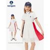 Navigare Italian Small Sailboat Children's Clothing Girls' Polo Skirt 2026 Summer Stylish Children's Sports Skirt
