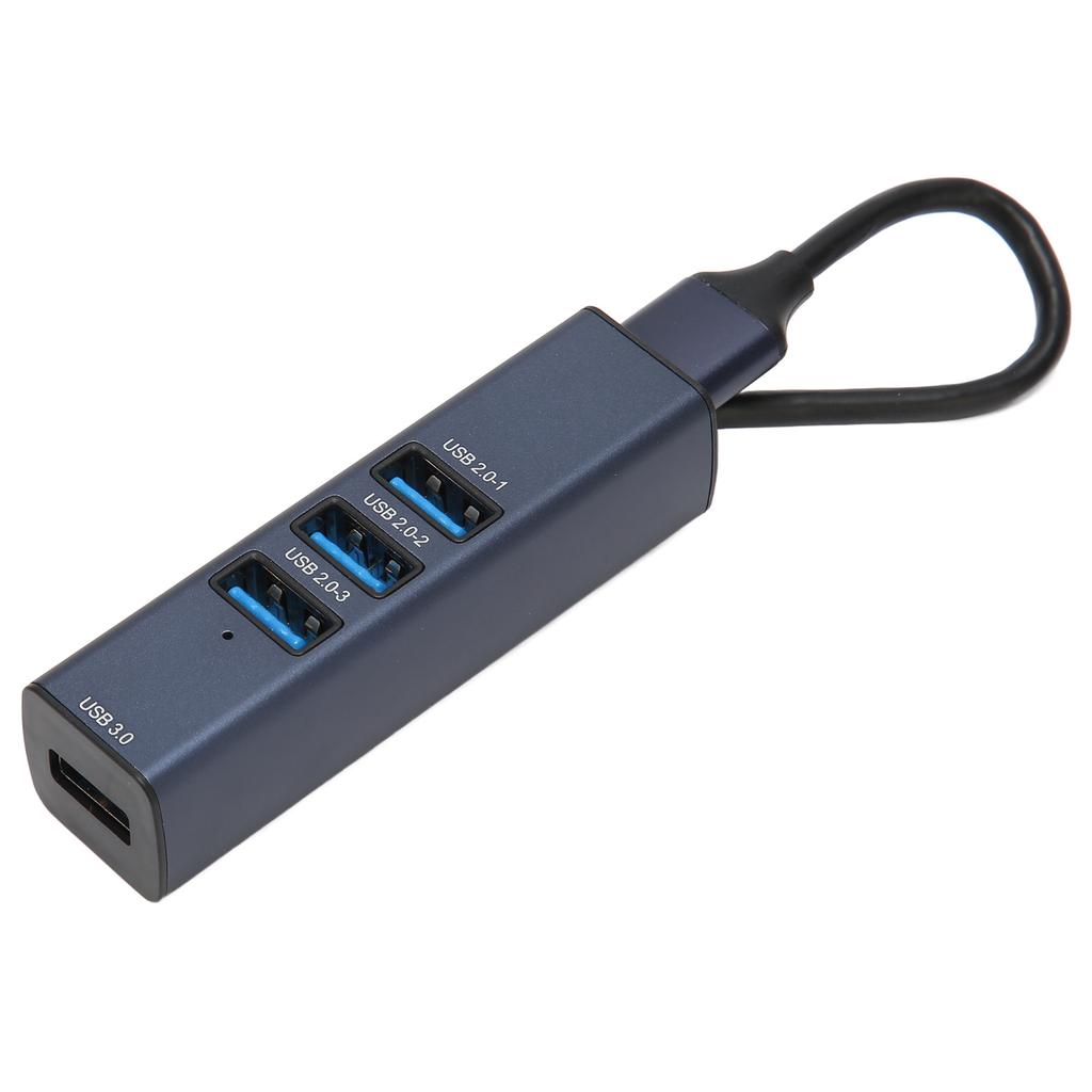 4 Port USB Hub 5Gbps Hot Swappable USB Multiport Adapter with Storage Hole for Laptop PC Flash Drive for XBOX for PS4