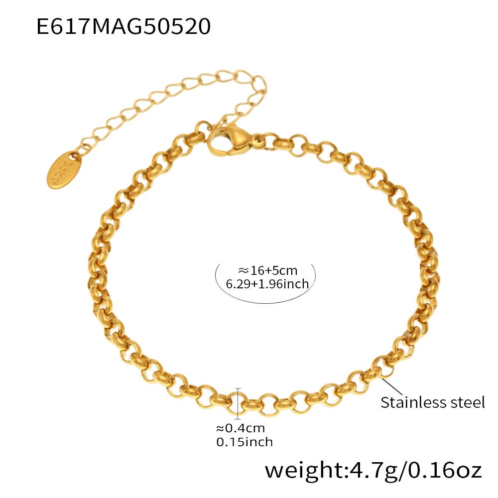 Qiong Yao 18K Gold Heart Pendant Multi-Accessory Chain Bracelet