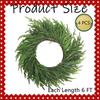 Artificial PE Norfolk Pine Garland with Soft Pine Needles - Christmas Decoration Wreath