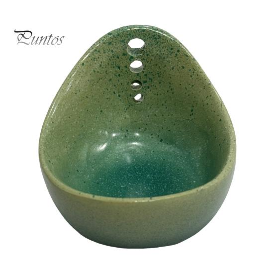 

Миска для обривання трав Ефективний інструмент для видалення листя капусти кейл, трав Багатоцільова 4-отвірна овочечистка для трав Кухонний предмет першої необхідності зелений