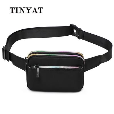 Bags New Women's Waist Bag European and American Fashion Casual Lightweight Sports Mobile Phone Bags Shoulder Bags