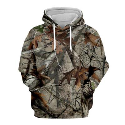 Männer und Frauen Outdoor Angeln Camping Jagd Kleidung Frühling Herbst Ahornblatt Camouflage 3D Hoodie Mode Kapuzenjacke