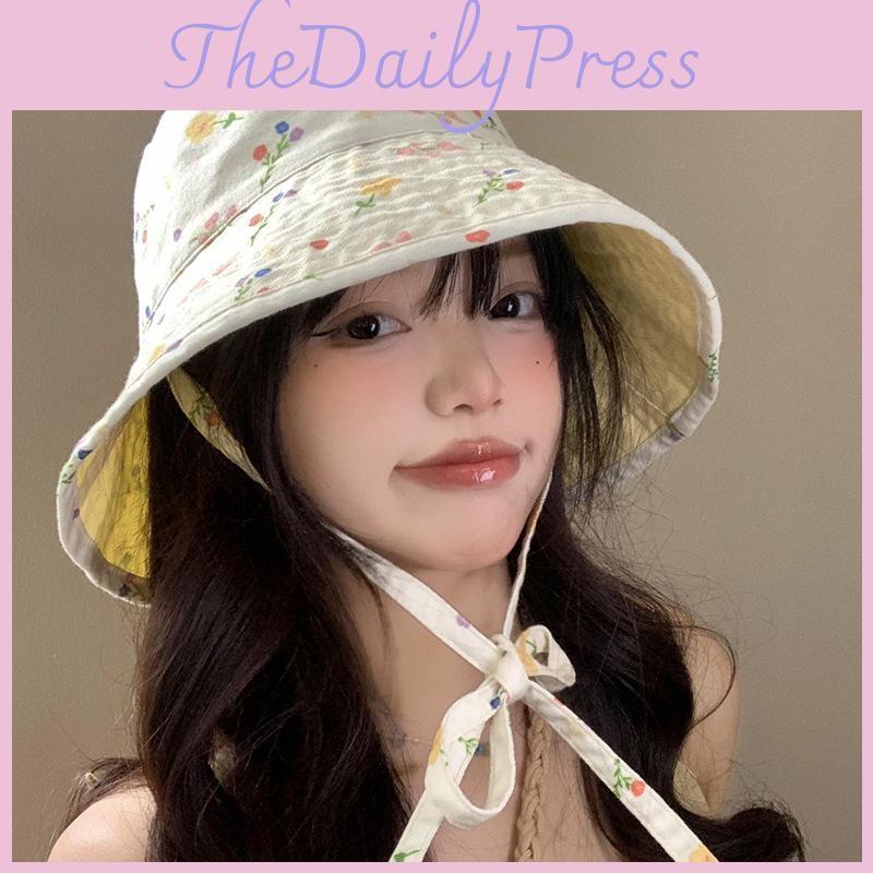 Floral Reversible Summer Bucket Hat For Women With Uv Protection Gifts Caps