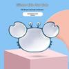 Cartoon Crab Suction Plate & Bowl Set with Dividers - Children's Silicone Tableware