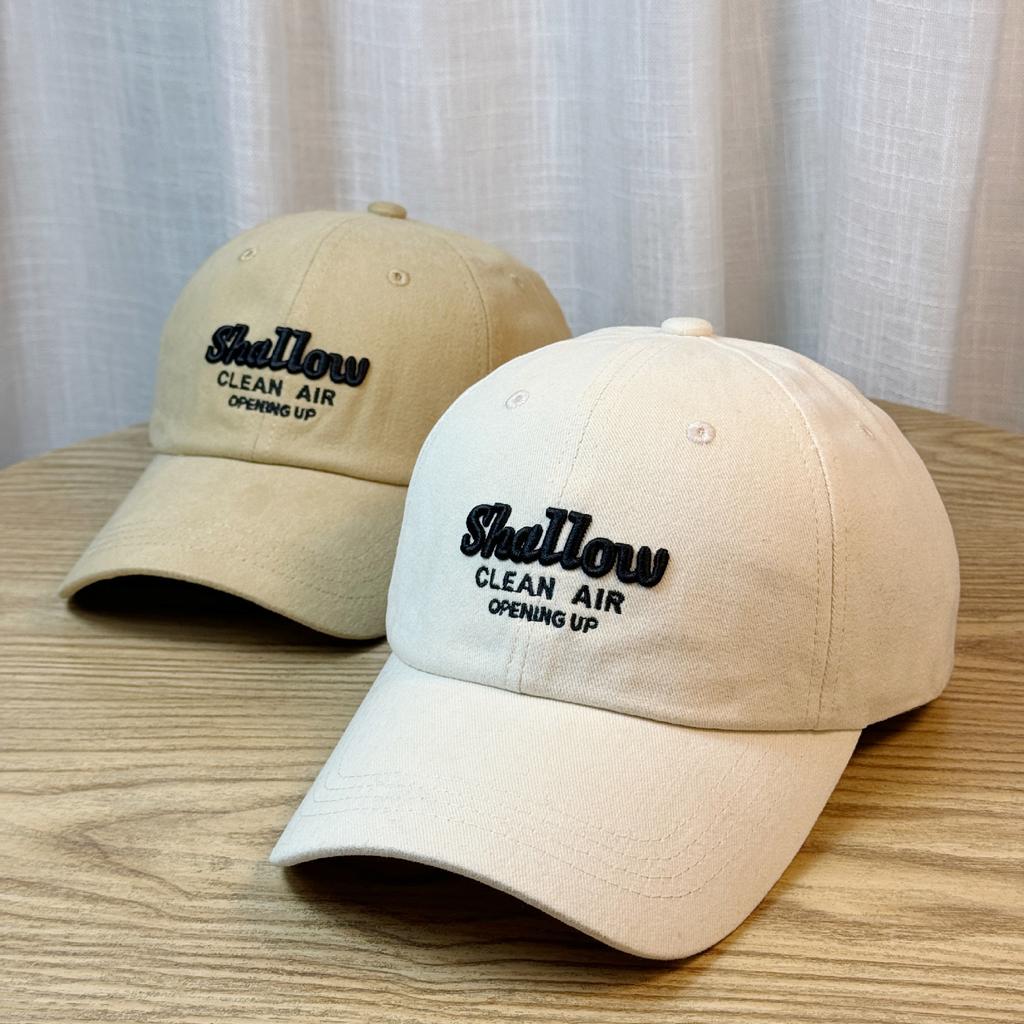 New Korean-style spring letter-embroidered brushed duckbill cap for women, casual soft-top breathable versatile fashion baseball cap for men