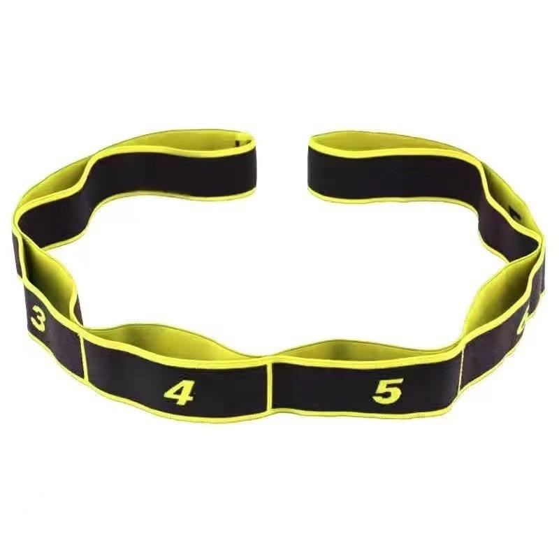 Yoga Stretch Strap Digital Segment Resistance Training Fitness Strap