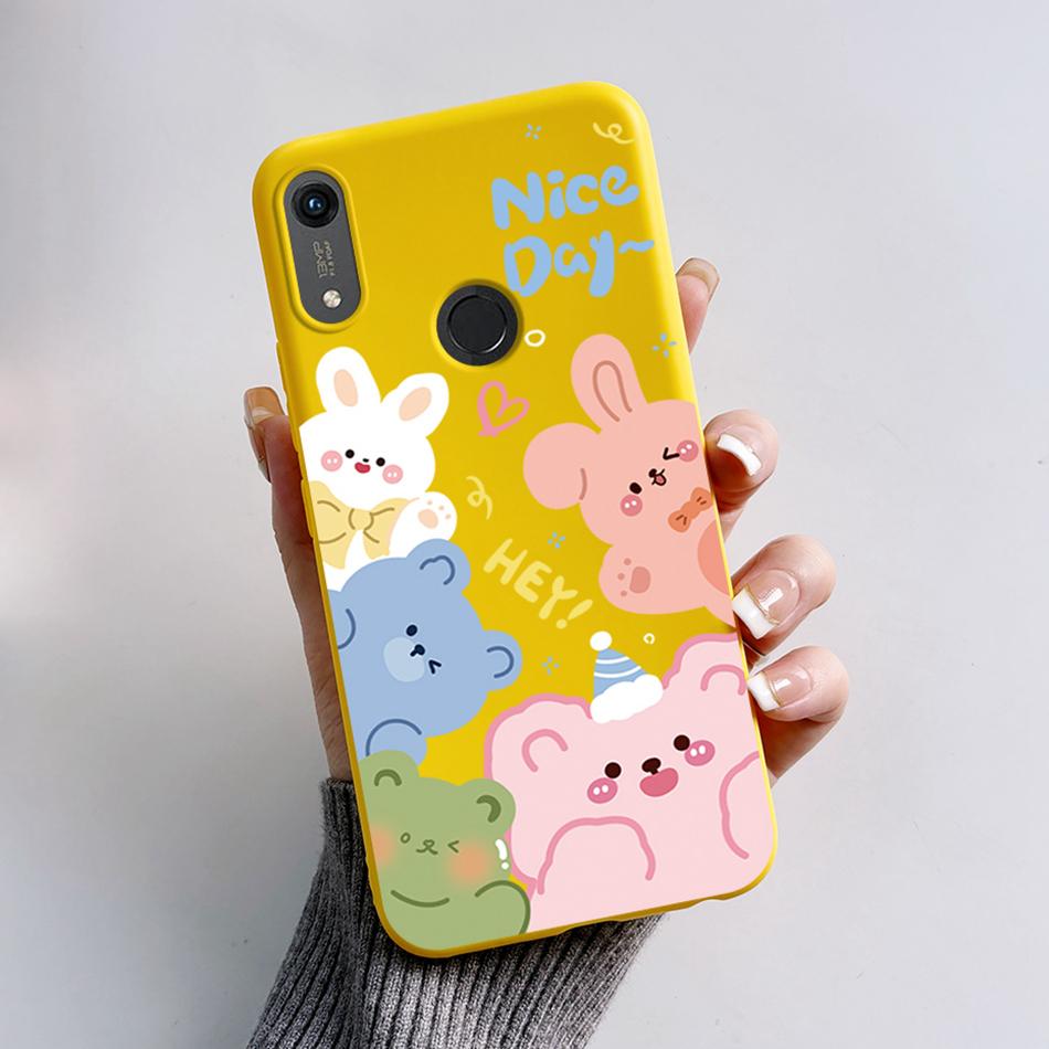 Custodia per Honor 8A Per Huawei Honor 8A Prime Cover Silicone Orso Cartone Animato Morbide Custodie per Telefono Per Honor 8A Pro JAT-LX1 JAT-L41 Bumper