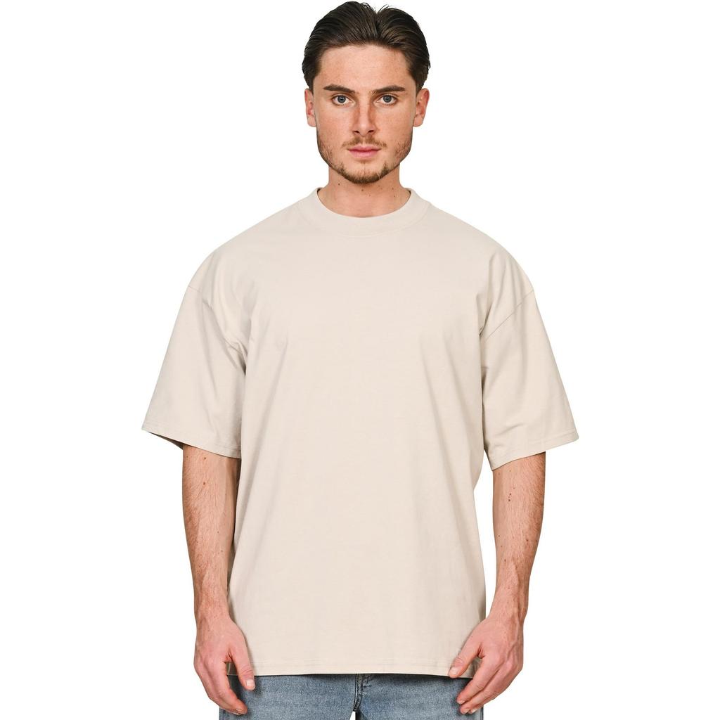 Casual Classics Unisex Adult Combed Ringspun Cotton Extended Neckline Oversized T-Shirt