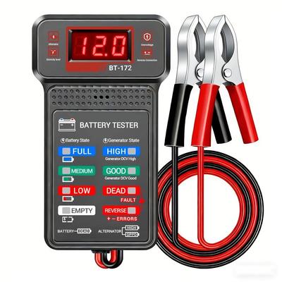Multifunktionaler Autobatterietester 12V Intelligenter Batterietester Automobil-Reparaturwerkzeug