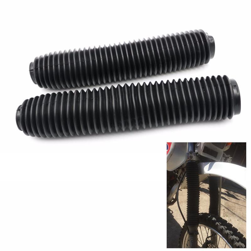 2Pcs Front Fork Shock Dust Covers Gaiters Boots Sleeve Rubber Universal For EXC XCF SXF CRF XR YZF WRF KXF KLX RMZ DRZ Dirt Bike