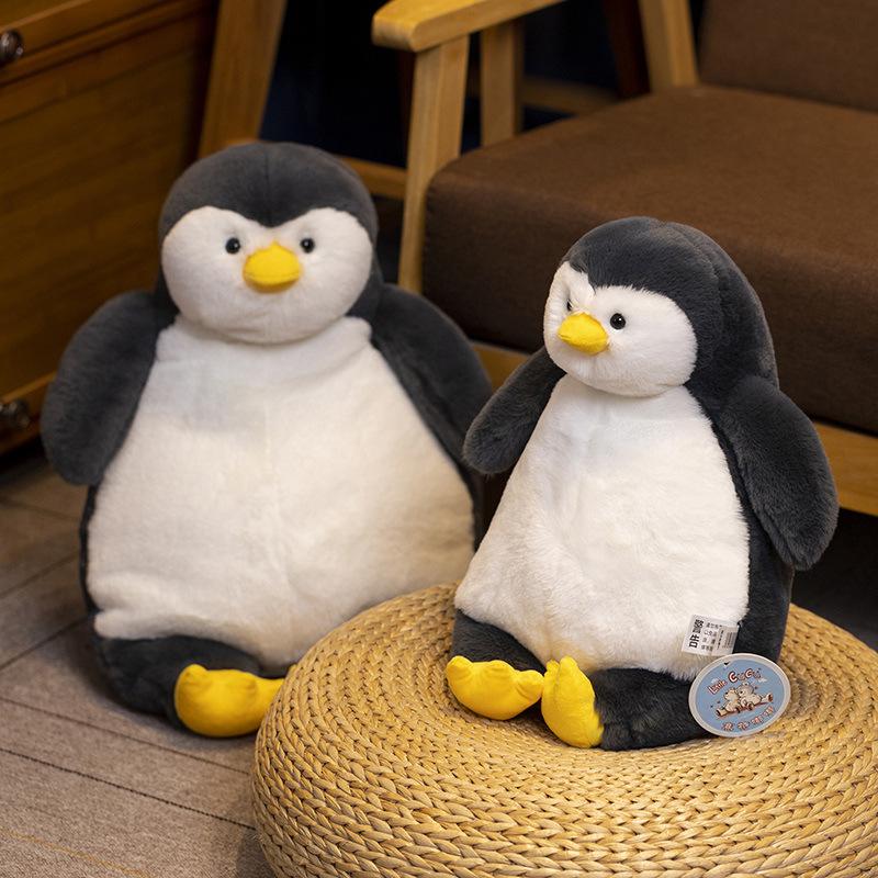 Lazy Penguin Plush Toy Pillow Doll Backrest Cushion Sleeping Companion Gift Girl