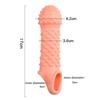 Reusable Condom for Sexual Pleasure Hard Rough Big Condom Penis Sleeve Extender for Men Delay Ejaculation