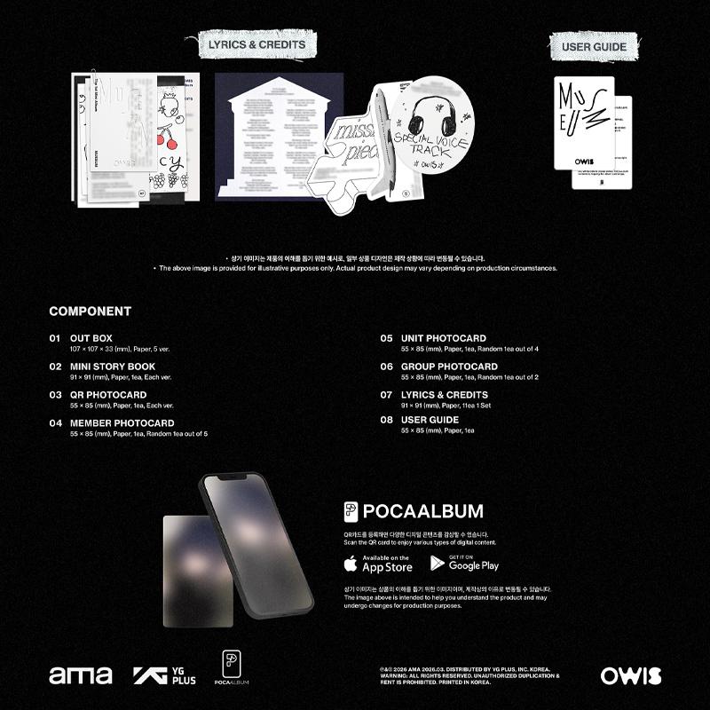 OWIS 1st Mini Album MUSEUM (Missing Piece Ver.)