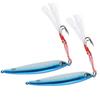 2Pcs Fishing Lure 3D Simulation Eyes Jig Wobbler Crankbait Bass Trout Pike Bait SwimbaitBlue