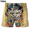 Sommer Mode 3D Druck Shorts Herren Lustige Persönlichkeit Hip-Hop Stil Strandhosen Shorts Herrenkleidung Badehosen Kurz