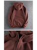 500g Heavyweight Half-Zip Men's Hooded Sweatshirt - Vintage Japanese-Style Trendy Youth Top