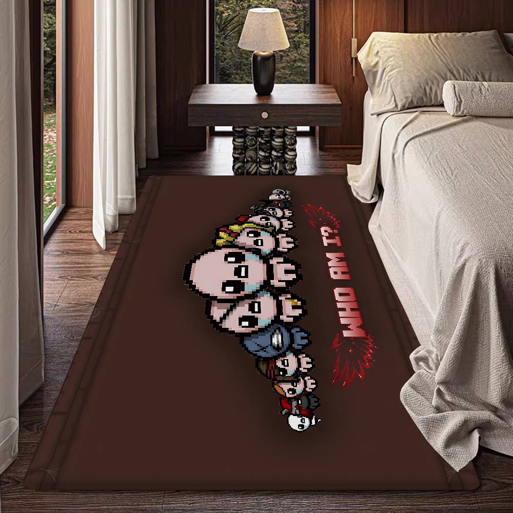T-The Binding Of Isaac Floor Mat Kids Room Bedroom Decoration Balcony Anti-Slip Doormat Living Room Welcome Rug