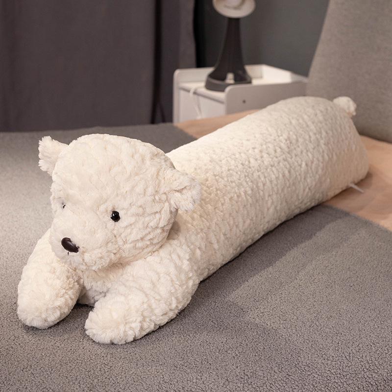 Cute Cartoon Rabbit Cylindrical Body Pillow - Plush Backrest & Sleeping Support for Women