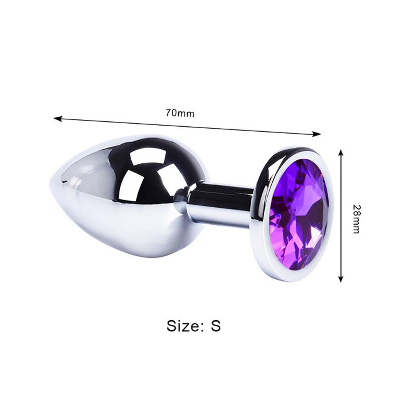 Sex Vibrator Metal Anal Toys For Women Adult Sex Products Men Butt Plug Stainles Steel Anal Plug Sex-toy Anal DildoToys 7