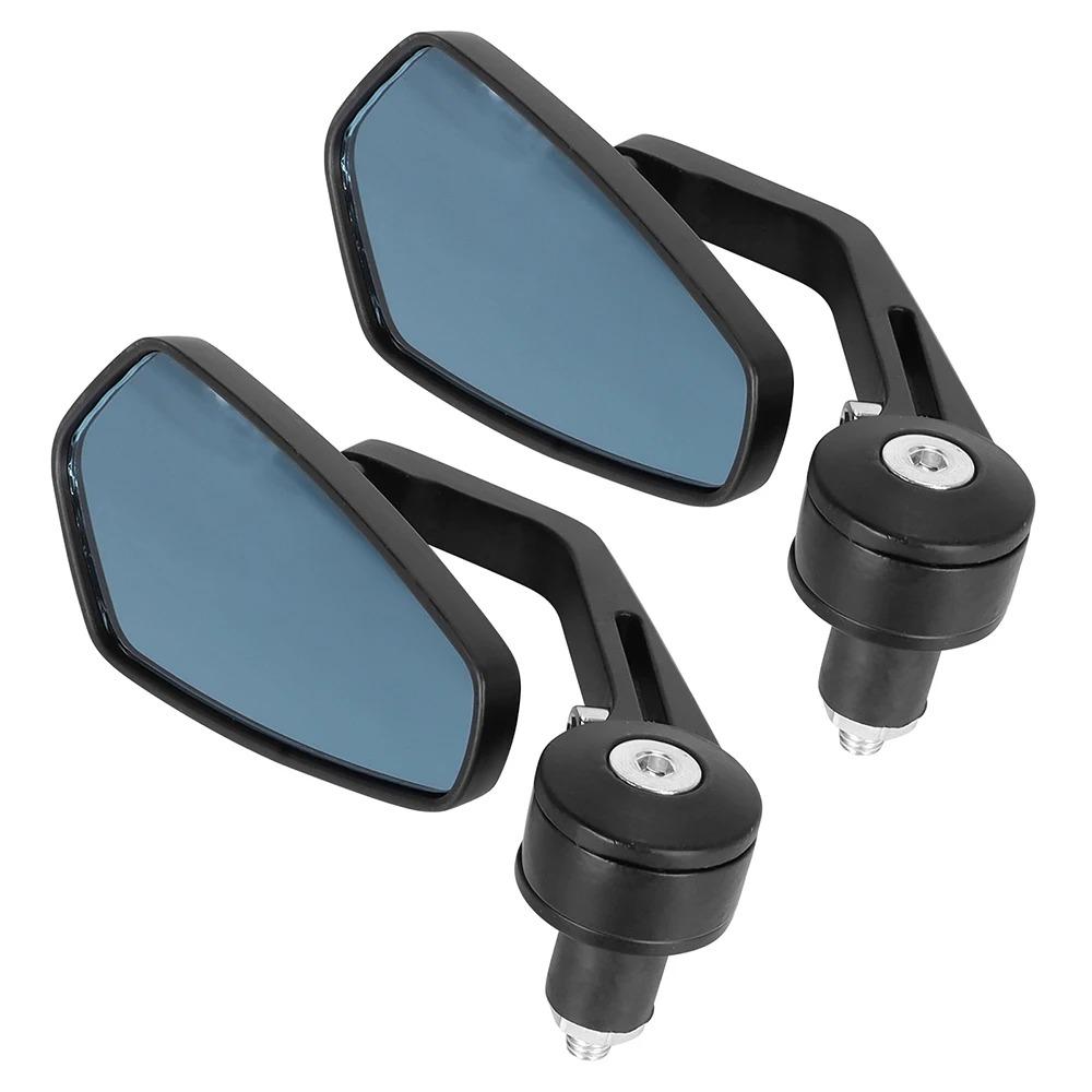 Universal Motorcycle Rearview Side Mirror 7/8'' Handlebar Bar End Mirrors For Scooter Electric Bike Motocross