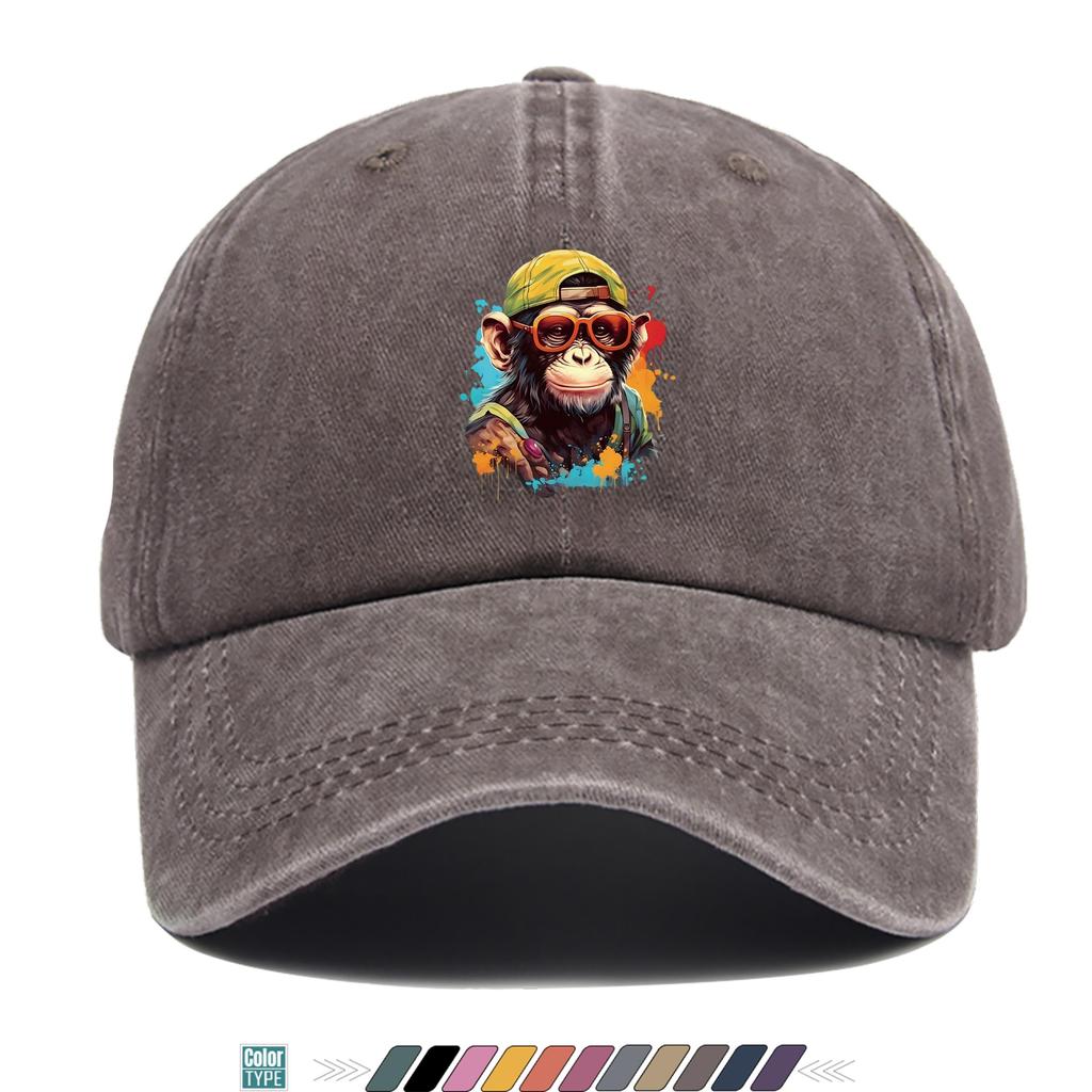 Pc Trendige Schimpansen Graffiti Muster Aufdruck Baseballkappe Trucker Hut Bequem und Atmungsaktiv Stilvoll und Schön Auto