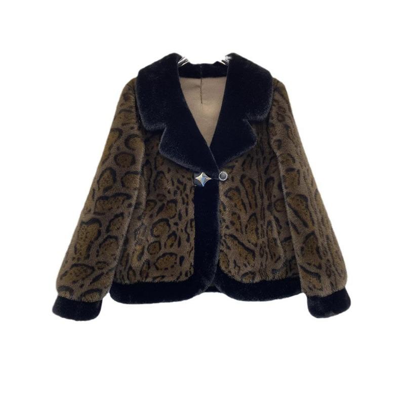 Fur Integrated New Design Fashion Temperament Catwalk Trend Winter Thickened Women's Coat Women's Clothing