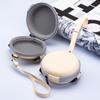 Portable Foldable Sunglasses Storage Case Round Eyeglasses Pouch Folding Glasses Case