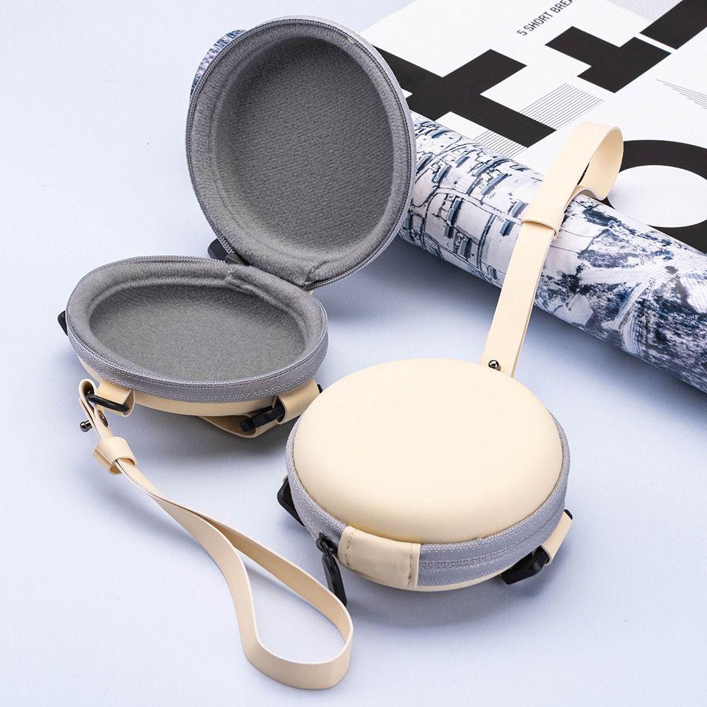 Portable Foldable Sunglasses Storage Case Round Eyeglasses Pouch Folding Glasses Case