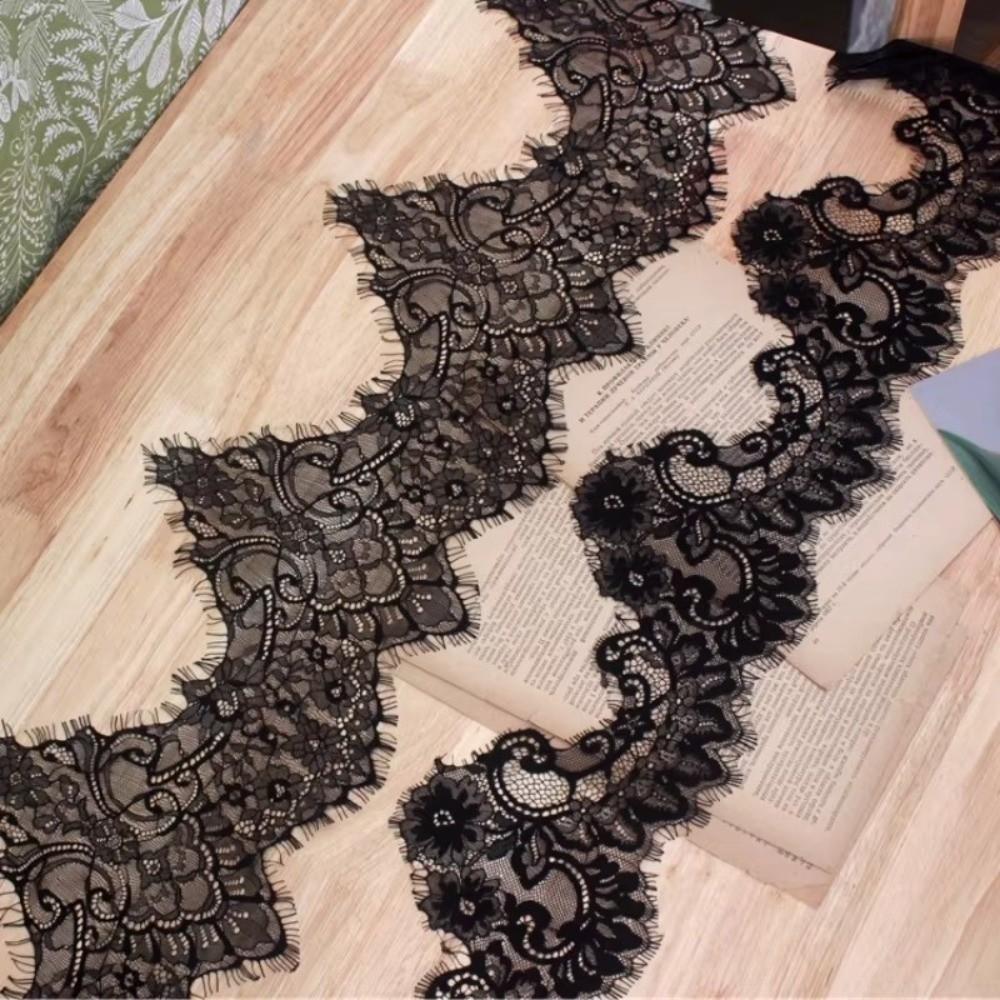 Handmade Floral Embroidery Lace 3 Yard Wedding Embroidery Hollowed Out Lace  Wedding Dress