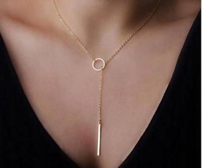 Celebrity Choker Necklace Long Boho Gold 23