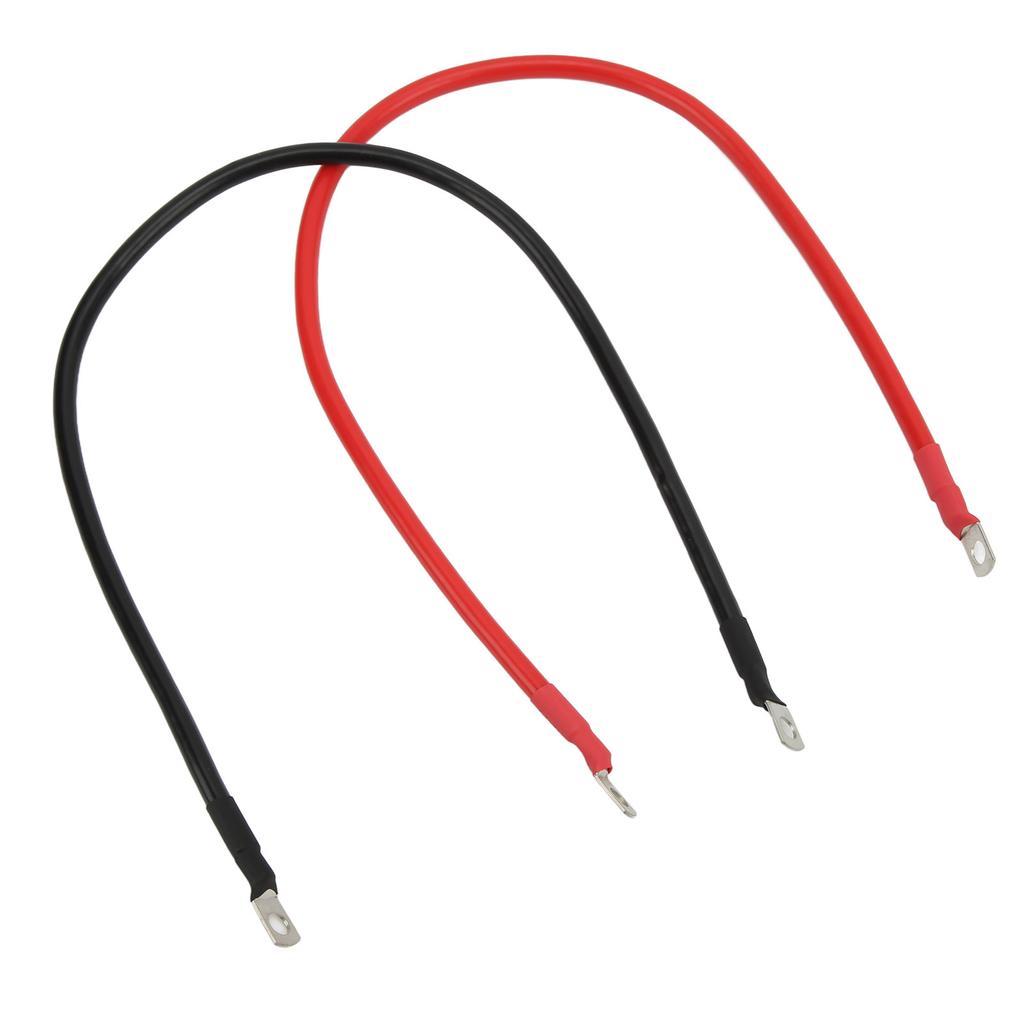 2pcs Battery Inverter Cable Red Black 8AWG Gauge Flexible PVC Waterproof for Car Boat Solar Energy