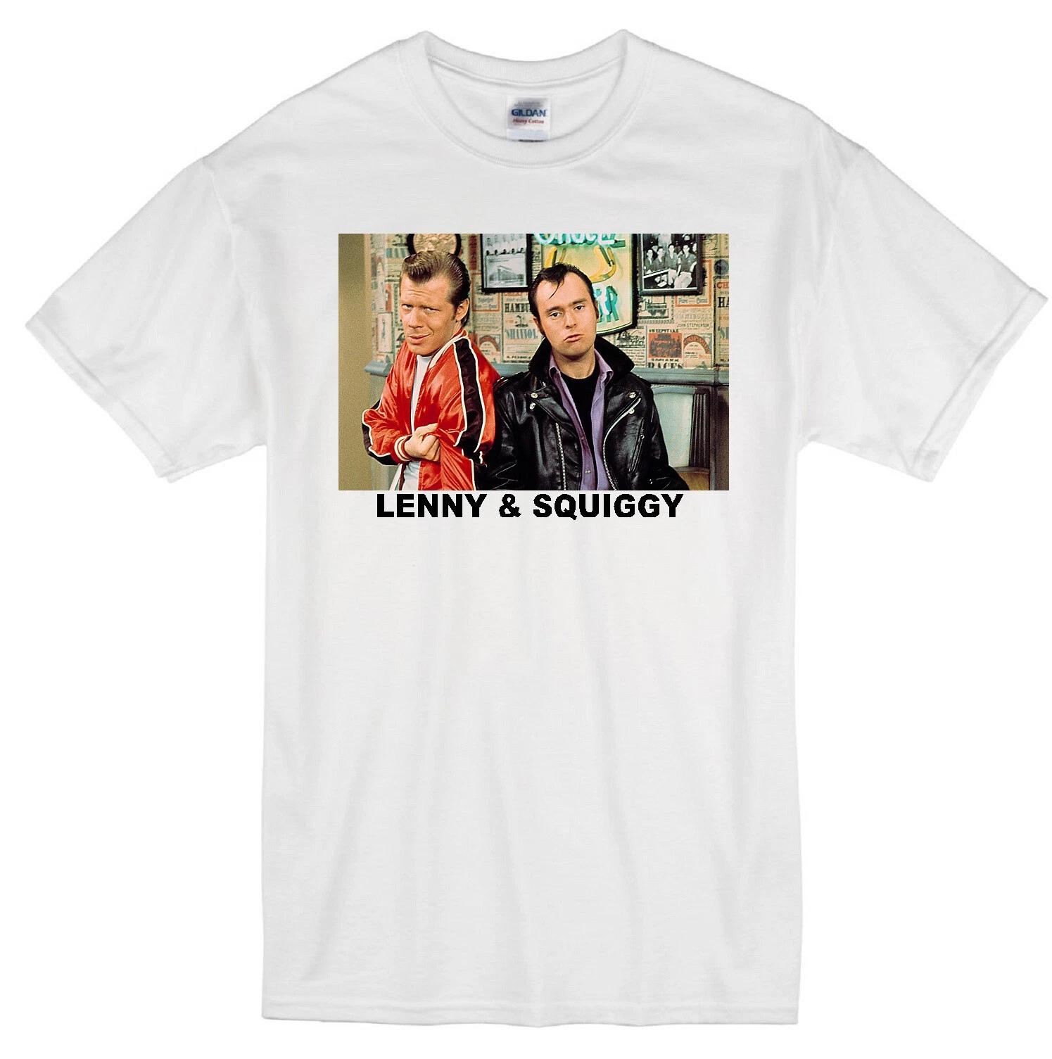 

LENNY AND SQUIGGY LAVERNE & SHIRLEY DAVID LANDER MICHAEL MCKEAN TV WHITE T-shirt 2XL