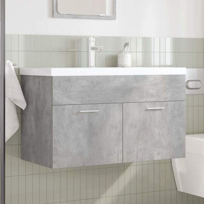 VidaXL Bathroom Vanity Unit with Integrated Basin and Tap, Bathroom Vanity Cabinet, Bathroom Furniture 3324890