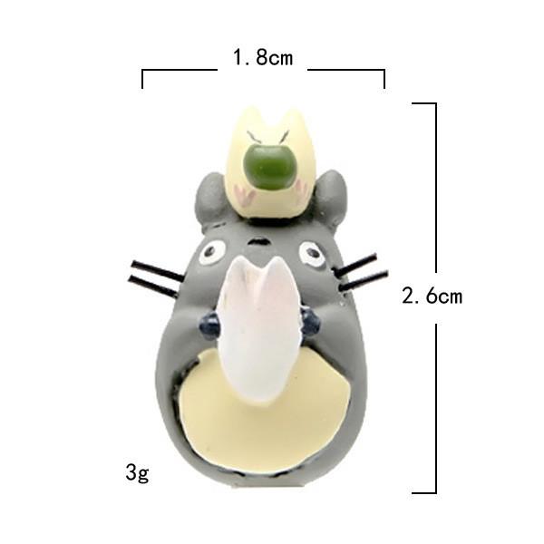 

Cartoon My Neighbor Totoro Rose Resin Miniature Garden Decor With Creative Terrarium Design For Home And Office Cherry