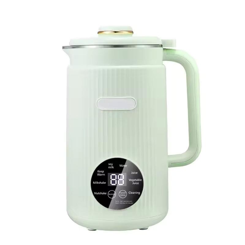 1200ML Elektrische Sojamilchmaschine Automatischer Intelligenter Food Blender Filterloser Sojamilchbereiter Reisbrei-Hersteller Wasserkocher