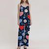 Women's  Overalls  Print Vintage Jumpsuit (Non-Adjustable Straps)