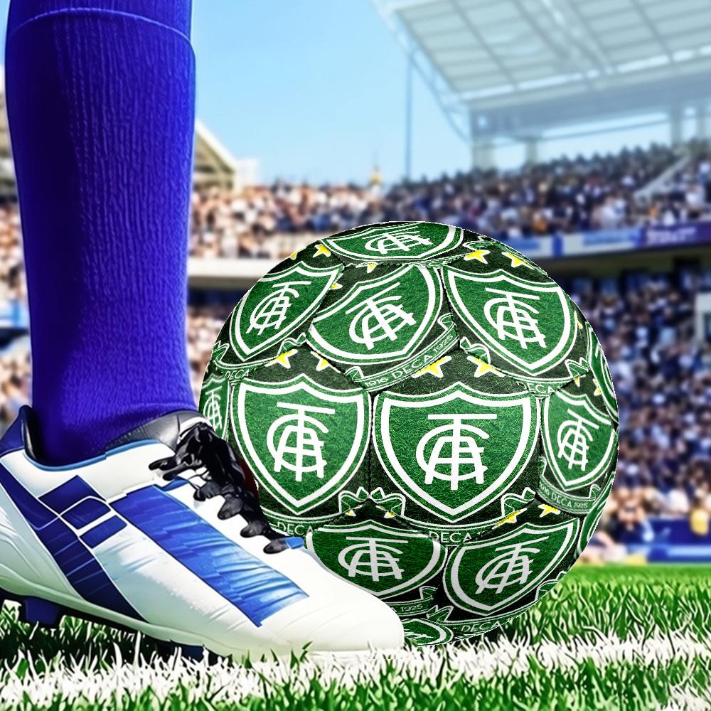 America Futebol Clube Size 5 Soccer Balls, Anti-Slip, Protective Football, Outdoor Sport, Practice Games, Birthdays Gift Suitable for Fan