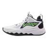 Li Ning Kids Comfortable Trendy Shock Absorption Basketball Shoes Kids Sneakers White Black YKBU102-1