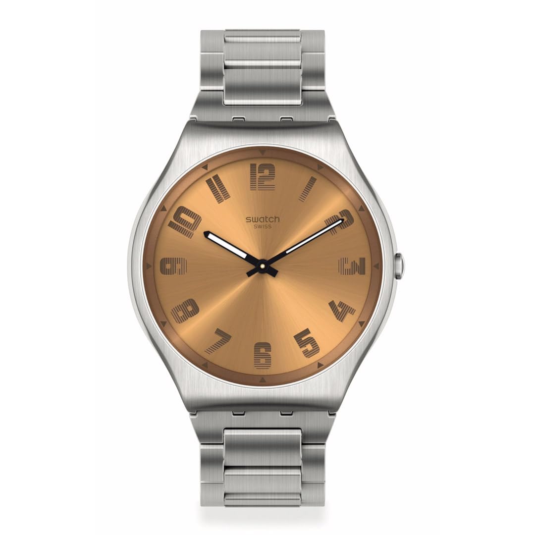 

Часы SKIN IRONY BRONZE SS07S122G Серый [Swatch] коричневый