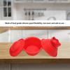 3Pcs/set Food Grade Silicone Cake Molds Ice Cream Bread Mousse Mould Baking Tool Red
