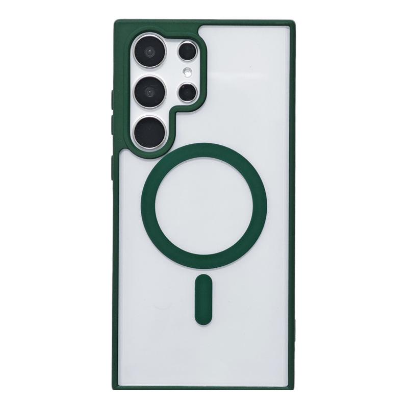 Magnetic Transparent Phone Case for Samsung S25 Ultra/Edge & S23/22