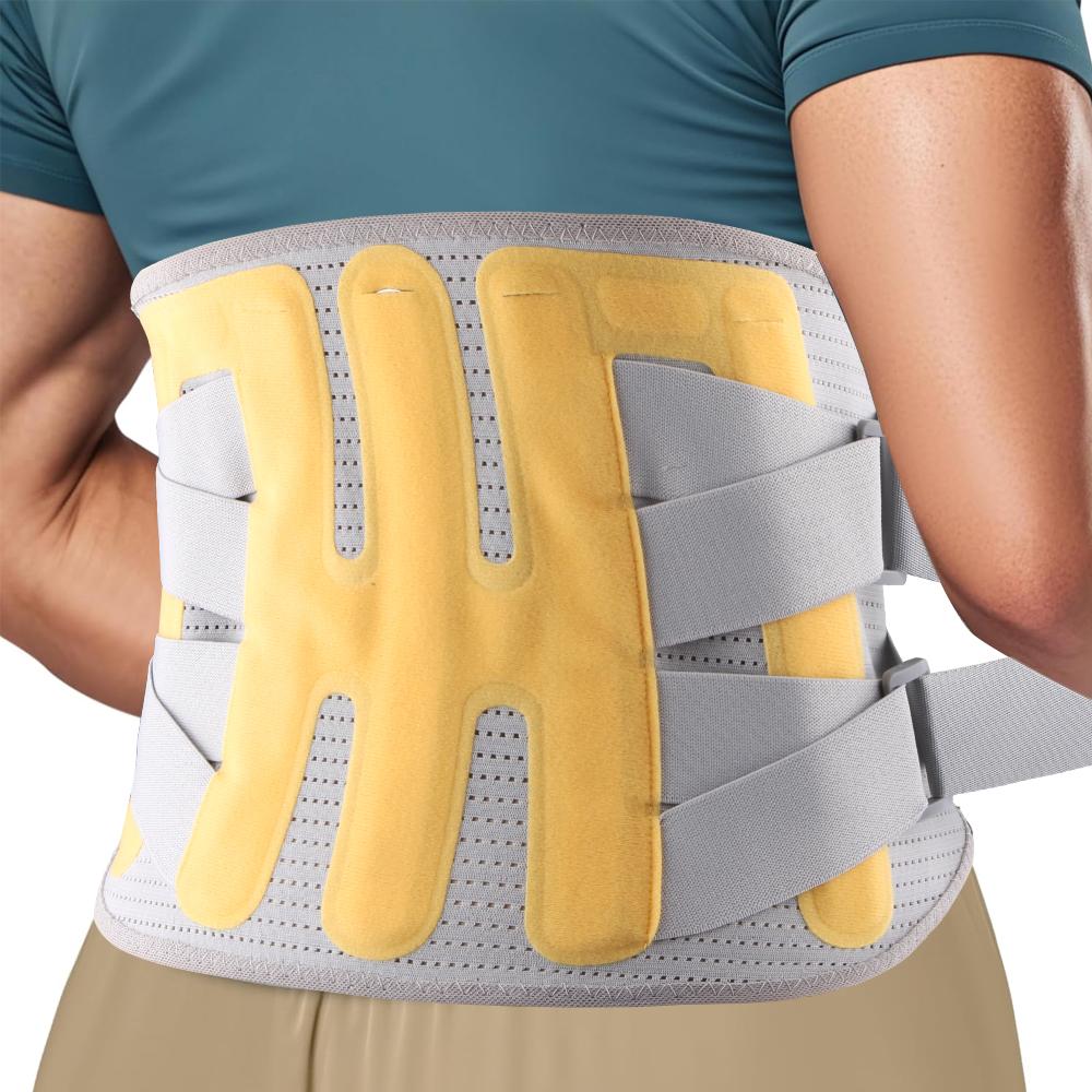 

Durable And Safe Adjustable Back Brace For Lower Back Pain Reliefbreathable Lumbar Support With Dual Stabilizers Herniated Disc M