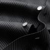 Men's Plus Size Business Diagonal Stripe Long Sleeve Shirt