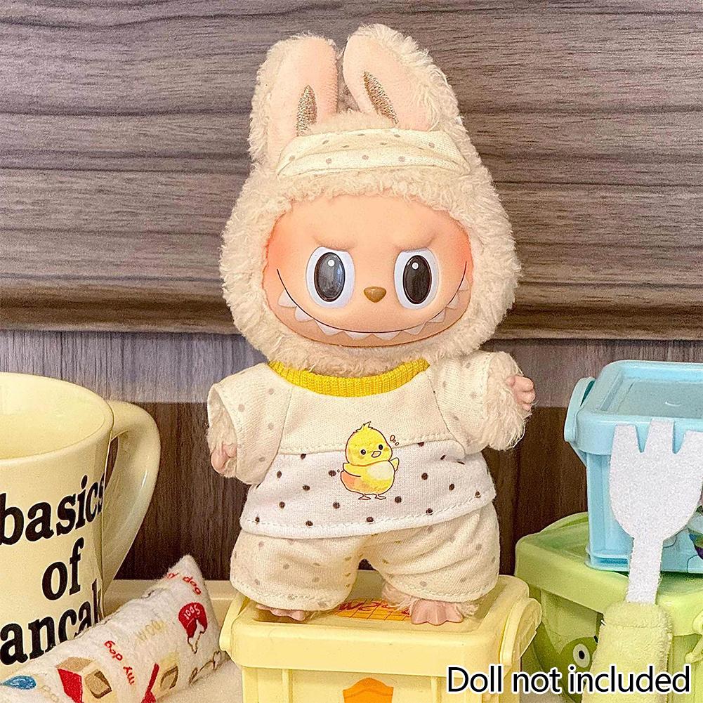 

Для 17см куклы Лабубу Одежда Модная одежда Комбинезоны Одежда для кукол Подходящее по цвету платье Аксессуары для кукол Милое украшение Маленькая одежда 17#