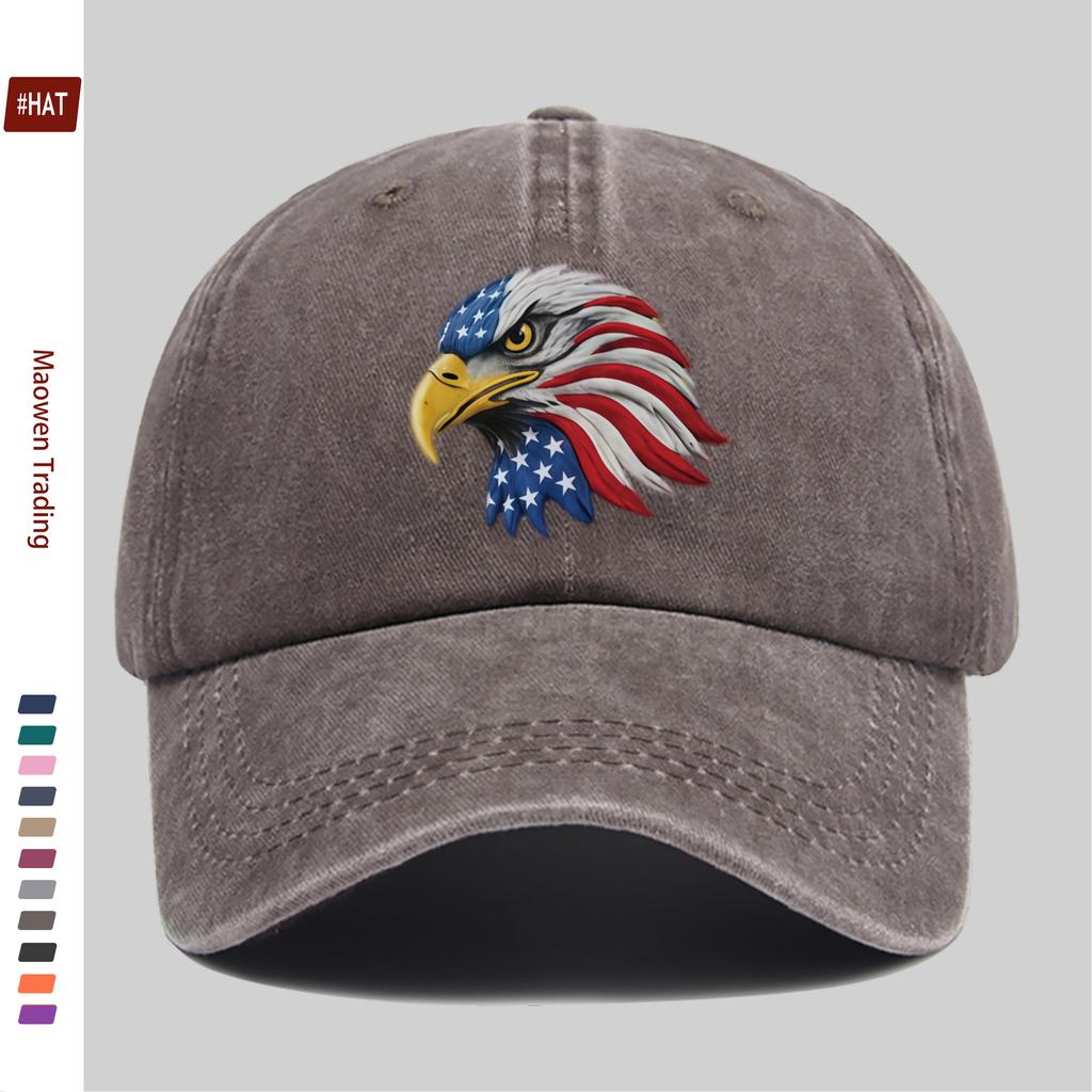 Pc American Founding Th Anniversary Commemorative Eagle And Stars And Stripes Printed Baseball Cap Independence Day Celebra