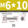 304 Stainless Steel Lead Seal Galvanized Meter Screw with Cross Hole