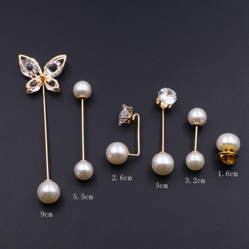 Anti-Exposure Safety Pin Brooch Set for Clothing, Cardigans, Scarves, Dresses, and Waist-Cinching