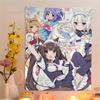 Japanese Anime Cartoon Nekopara Printed Tapestry Dormitory Decoration Wall Hanging Home Decoration Popular Home Decoration